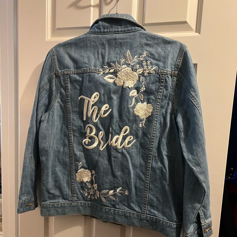 BRIDE 🤍 jean jacket (Medium)